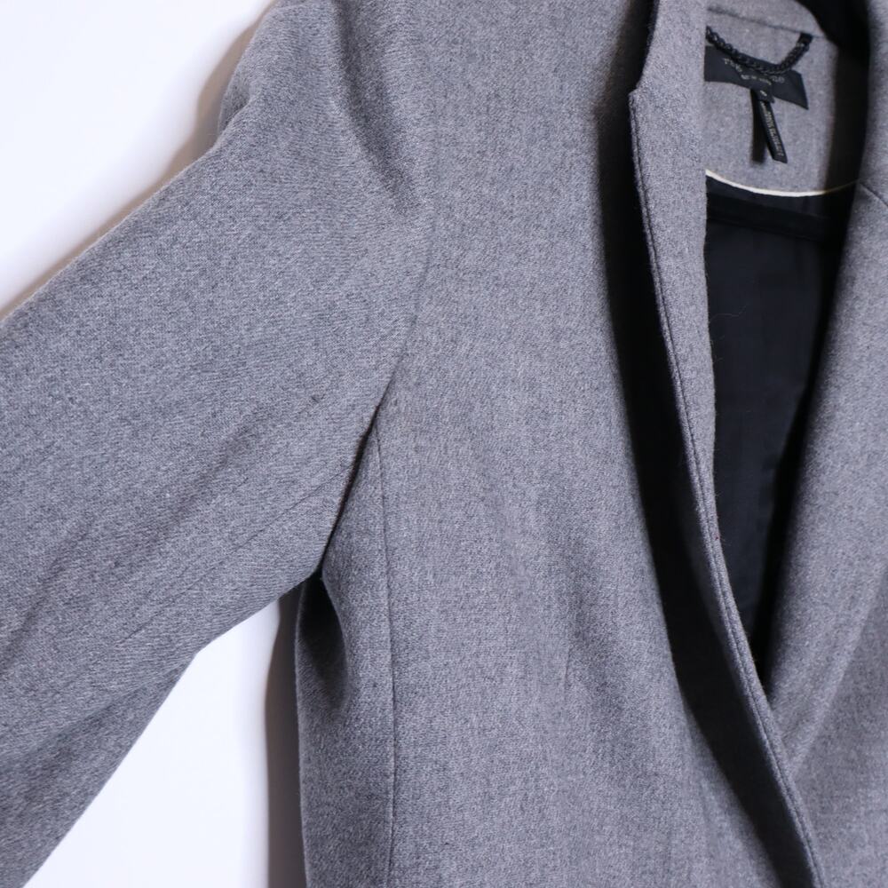 RAG & BONE Single Breasted Blazer Gray Lined Front Pocket Work Casual Women's 8 - Picture 6 of 12